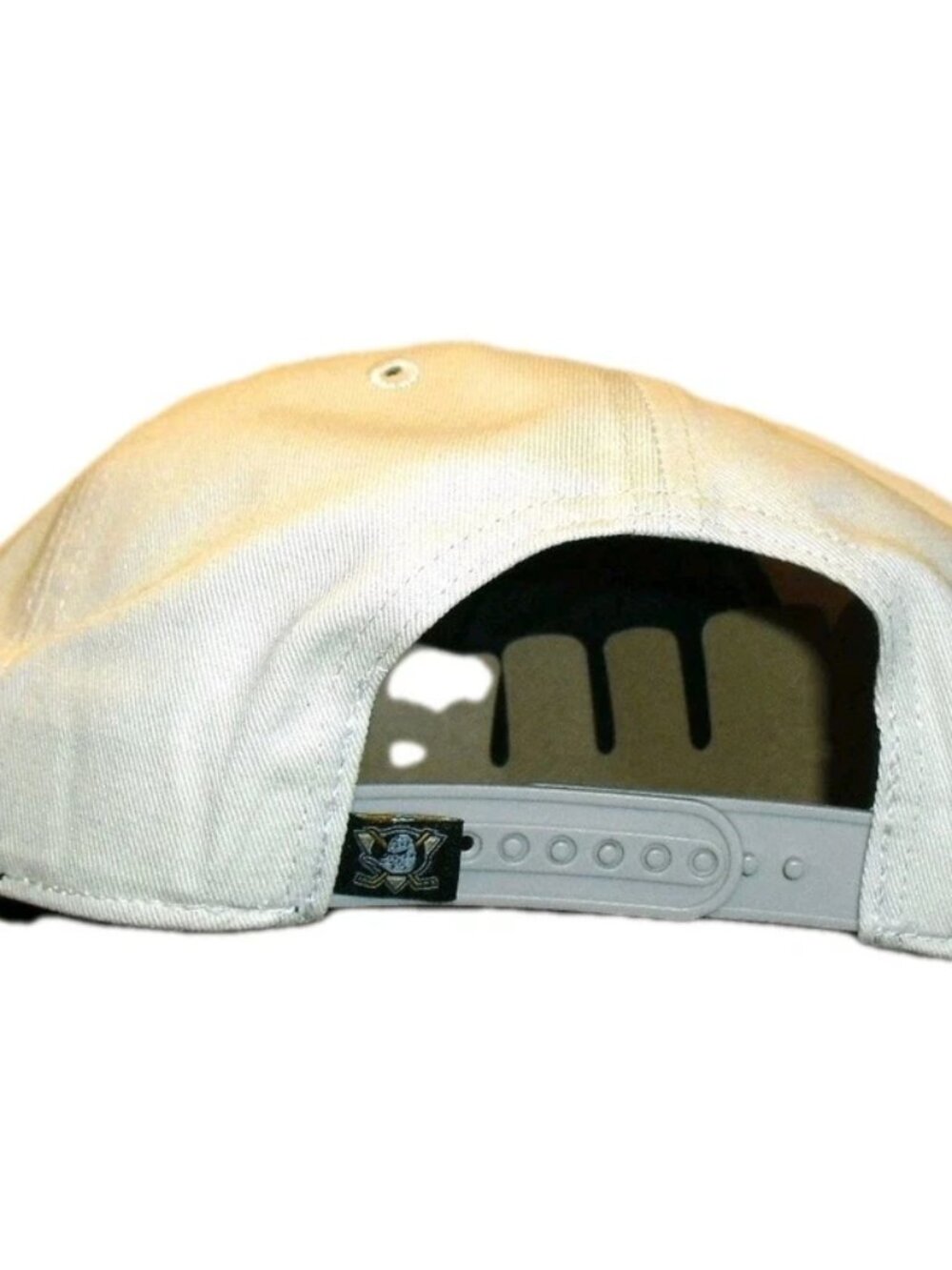Anaheim Mighty Ducks Script Logo 47 brand Captain Style Mens Snapback hat New - Picture 4 of 4